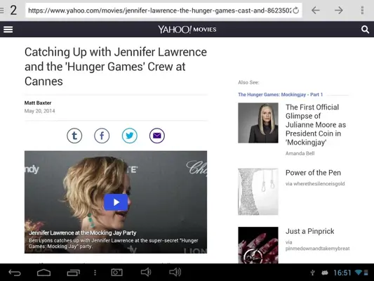 Web Browser android App screenshot 1